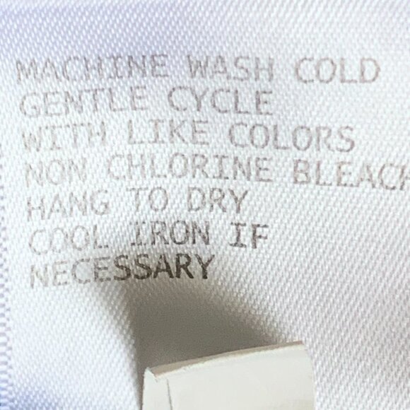 Anne Carson Paisley Floral Short Sleeve Blouse/Top M Blue 108F - Picture 8 of 8